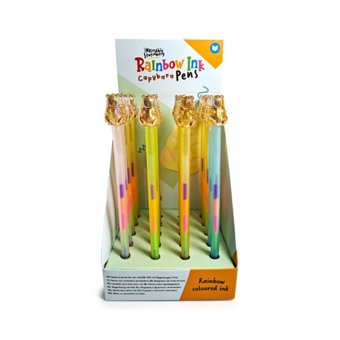 Długopis z tęczowym atramentem - Kapibara