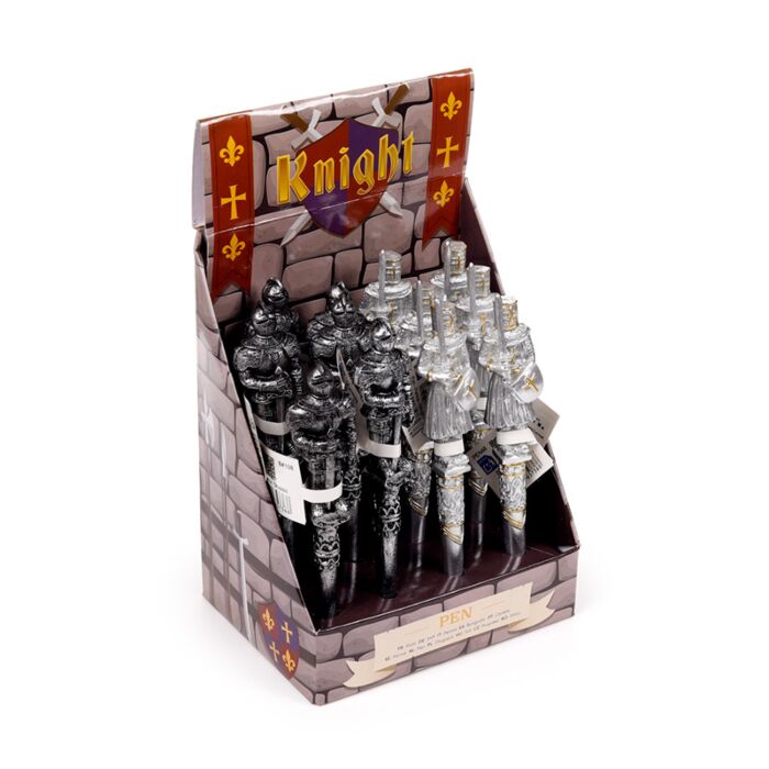 Długopis uzbrojony rycerz