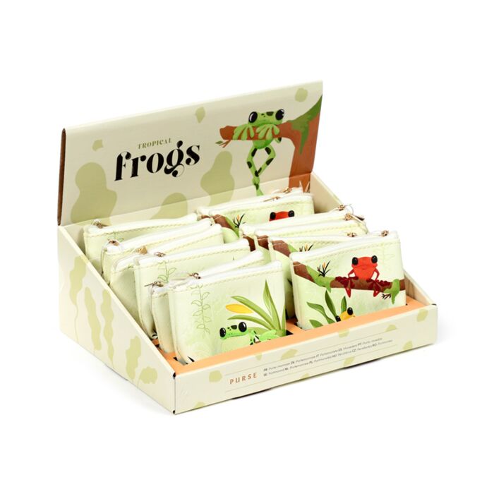 Portfel -Tropical Frogs