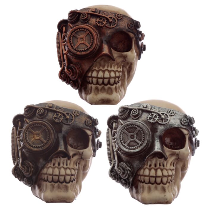 Figurka - Czaszka w stylu Steampunk