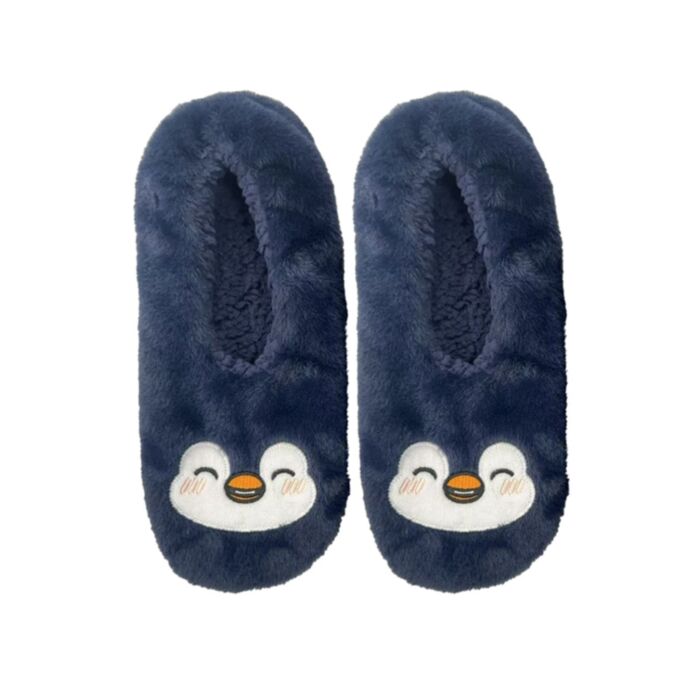 Pluszowe wsuwane kapacie w rozmiarze EU36-38/UK3-5 Pingwin Adoramals Penguin
