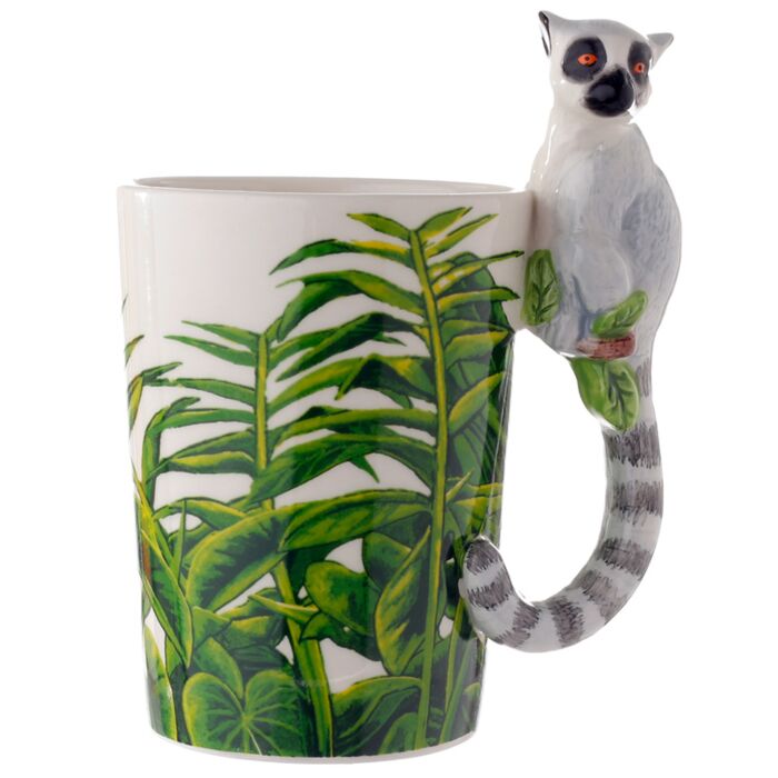 Kubek ceramiczny z nadrukiem Lemur