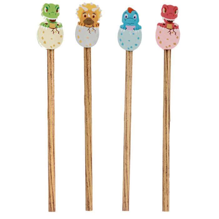 Ołówek z gumką - Jajo Dinozaura