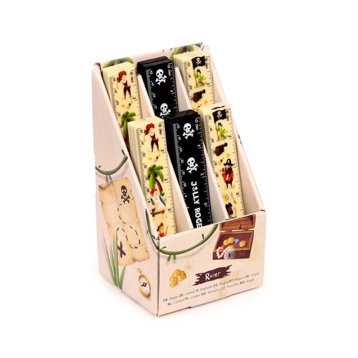 Linijka (15cm) - Pirat Jolly Rogers