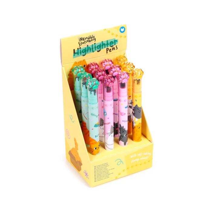 Zakreślacz i stempel 2w1 - Beans & Co Cat