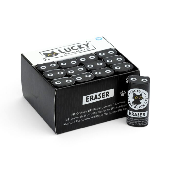 Gumka do mazania z serii Lucky the Black Cat