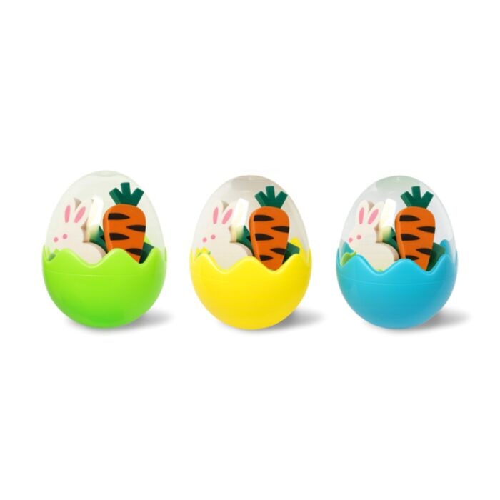 Mini gumki od mazania w pudełeczku w kształcie jajka Springtime