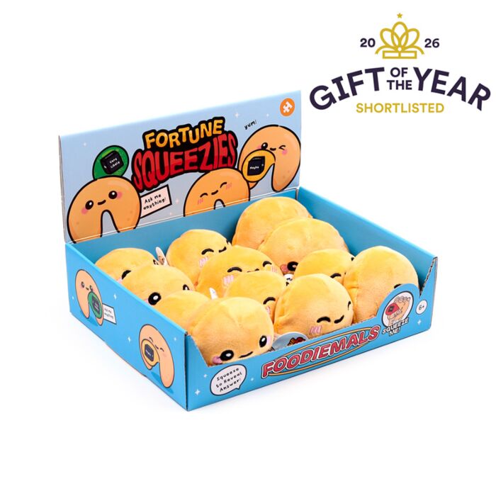 Pluszowa zabawka do ściskania - „Zapytaj mnie o wszystko” - Magiczna wróżka Ciasteczka -  Squeezies