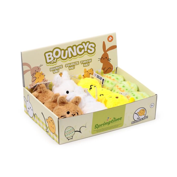 Pluszowa piłka o wysokim odbiciu - Wielkanocne zwierzątka