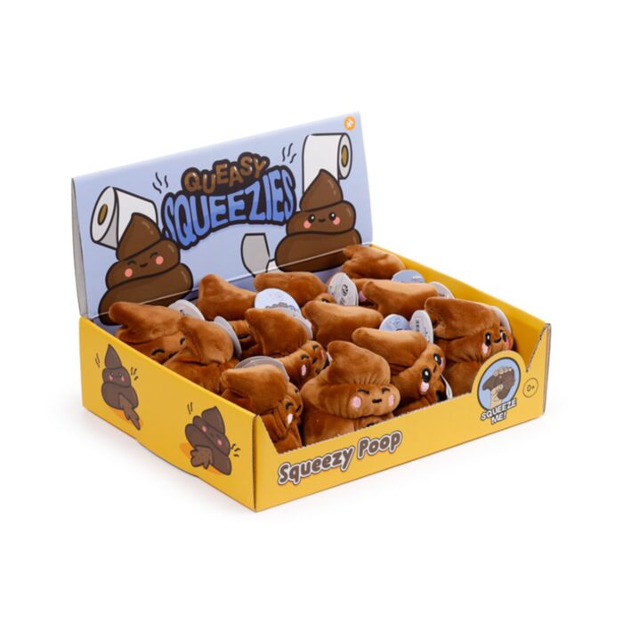 Pluszowa zabawka do ściskania - Squeezies - Kupa