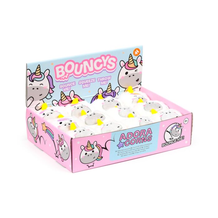 Pluszowa piłka wysoko odbijająca - Unicorn