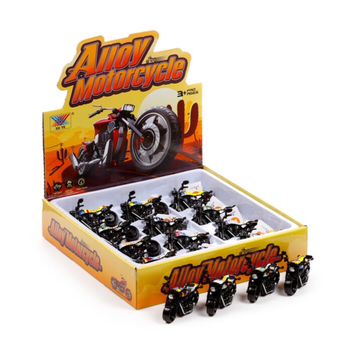 Zabawka typu pull back - Motocykl