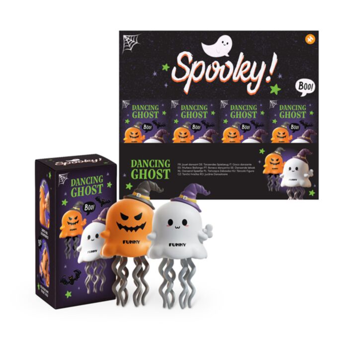 Nakręcona tańcząca zabawka w kształcie ducha Spooky
