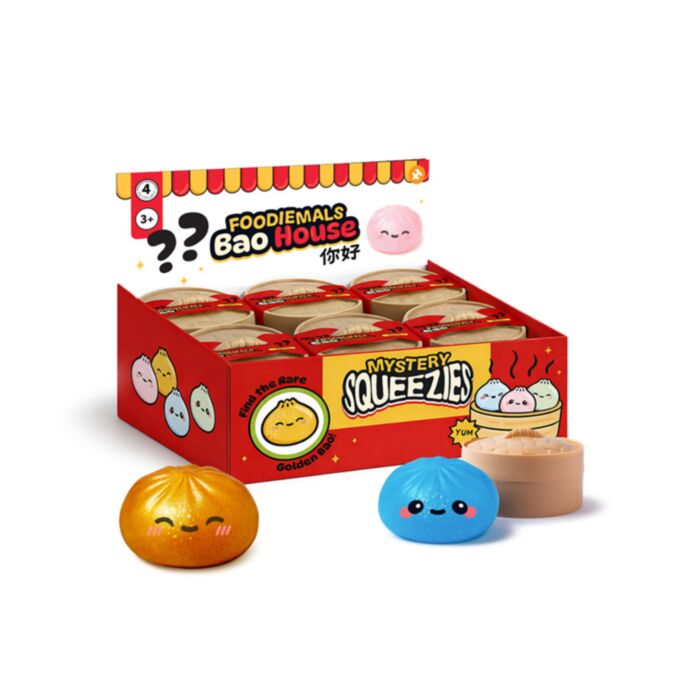 Zabawka anystresowa mini do ściskania Bao Mystery Foodiemals