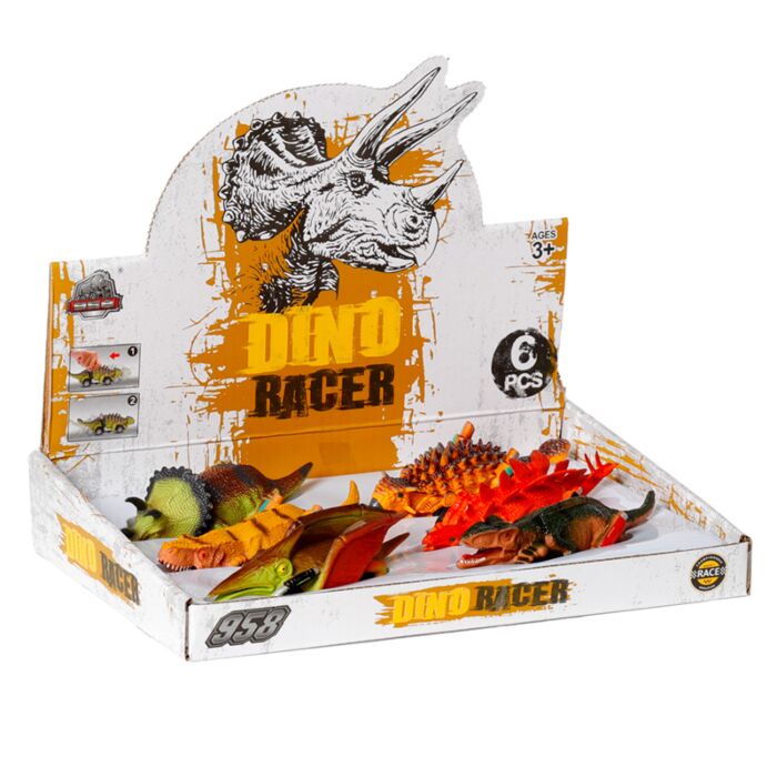 Zabawka – Samochód Wyścigowy - Dinozaur
