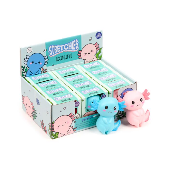 Squeezy Elastyczna zabawka Aksolotl