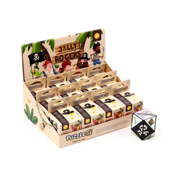 Puzzle w kształcie kostki - Pirat
