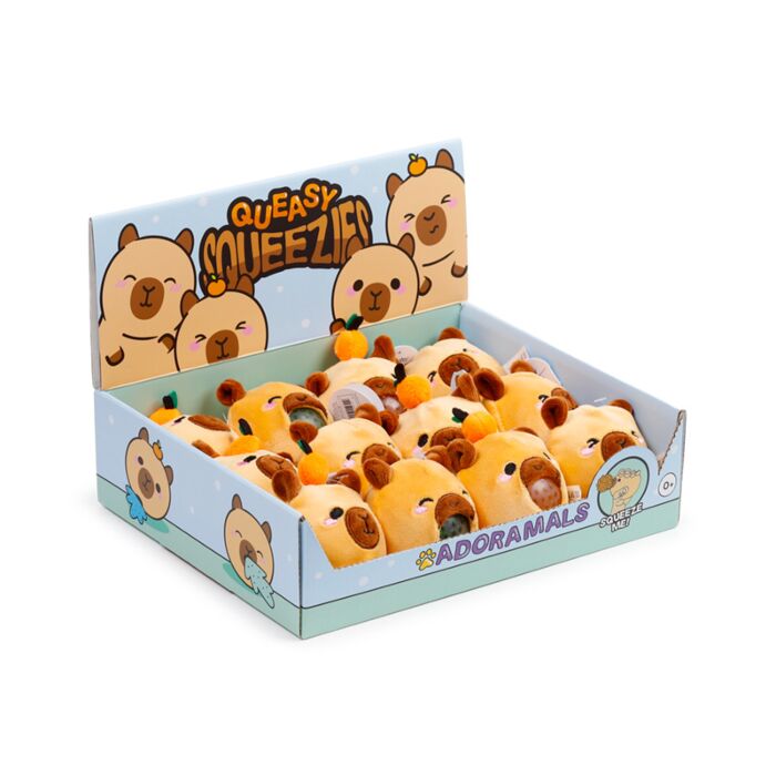 Pluszowa zabawka do ściskania - Kapibara - Queasy Squeezies