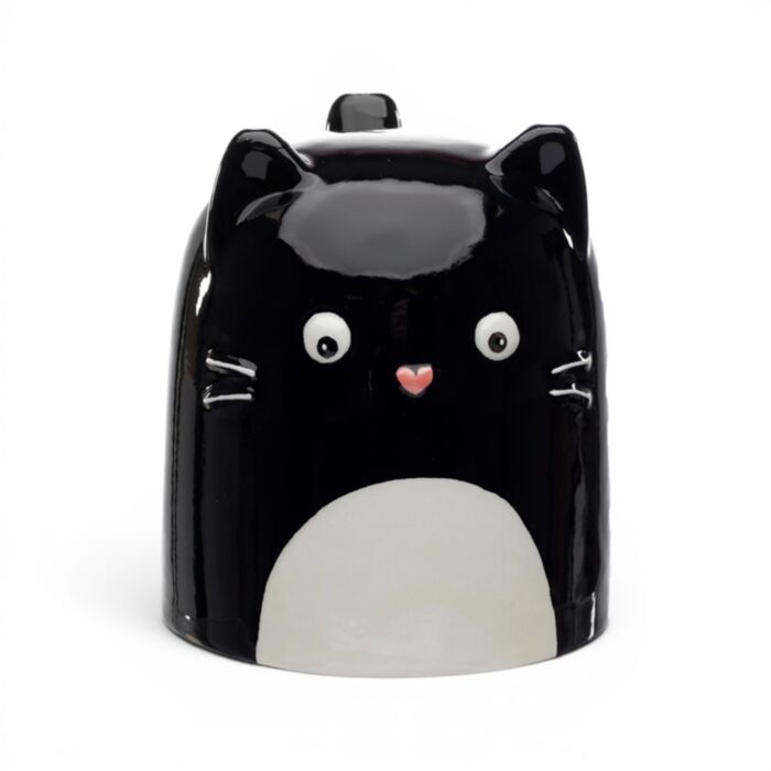 Kubek ceramiczny odwrócony "Kot Feline Fine"