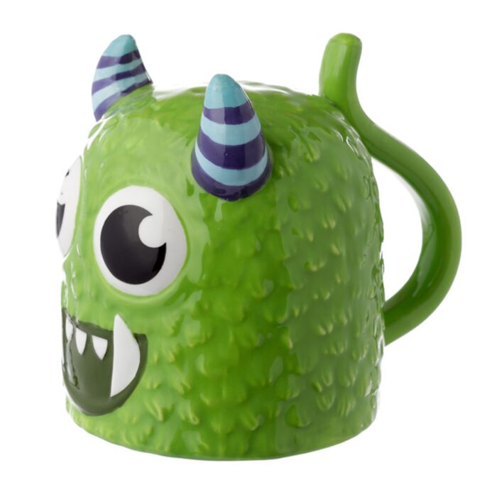 Kubek ceramiczny odwrócony "Zielony Potwór Monstarz"