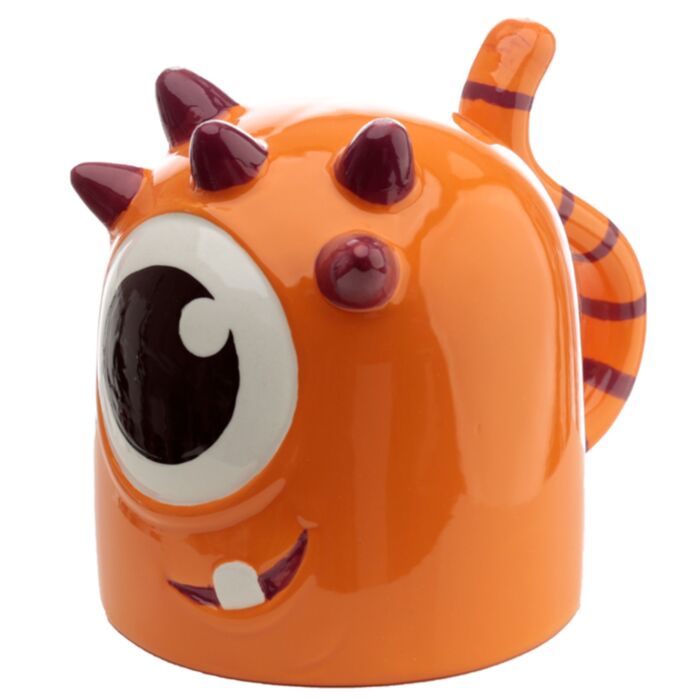 Kubek ceramiczny odwrócony "Pomarańczowy Potwór Monstarz"