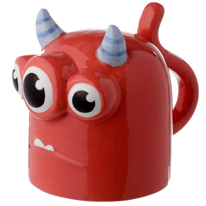 Kubek ceramiczny odwrócony "Czerwony Potwór Monstarz"