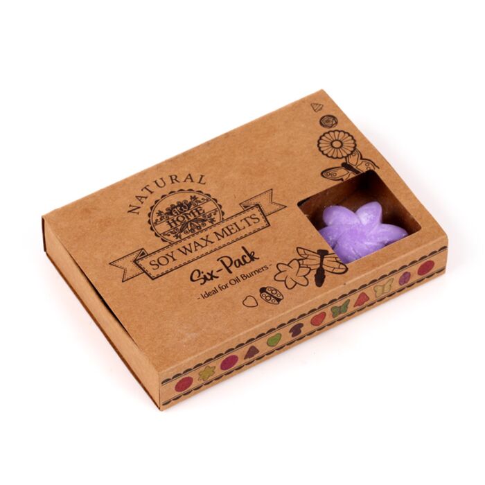 Ręcznie robiony zestaw 6 wosków - Lawendowe Pole 