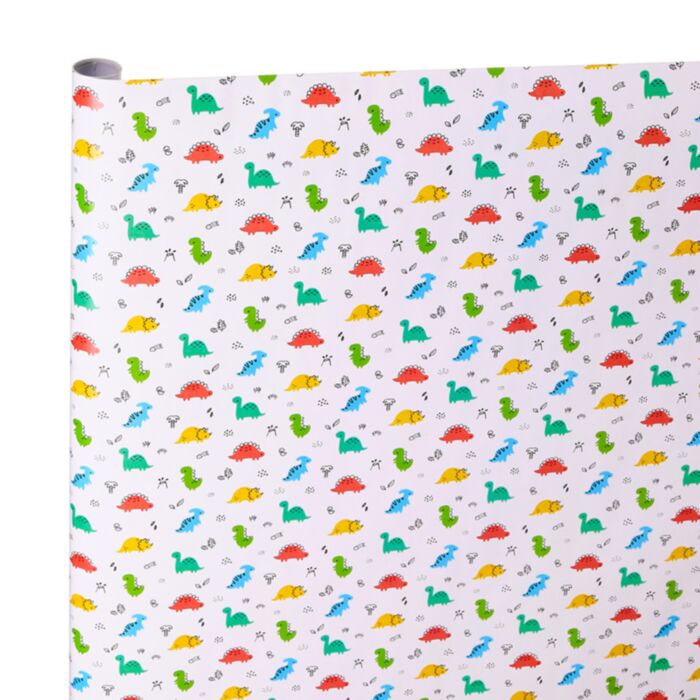 Papier ozdobny do pakowania 3m - Dinozaury