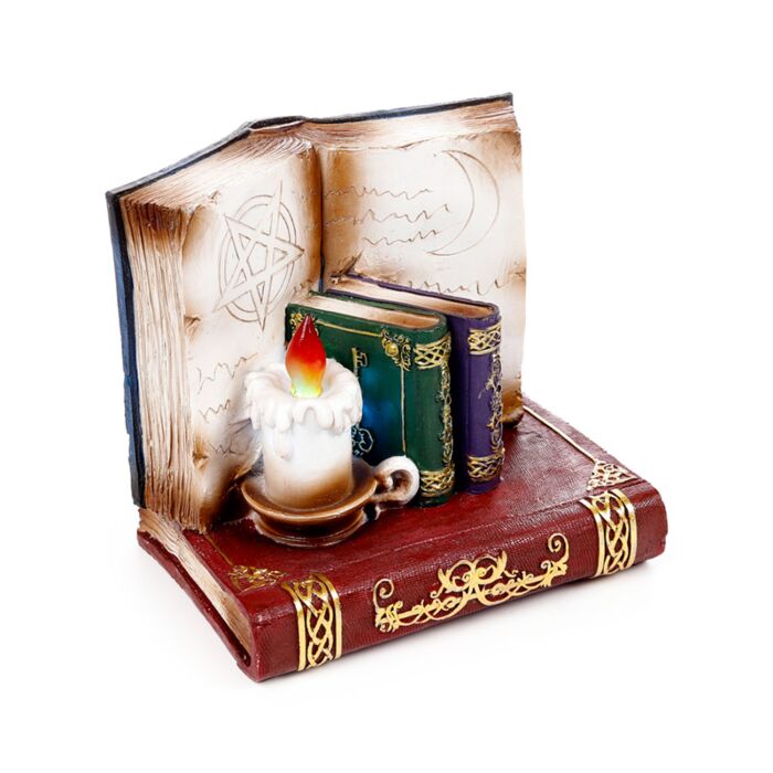 Stojak ekspozycyjny na figurki z LED  - Czarny Kot i Sowa