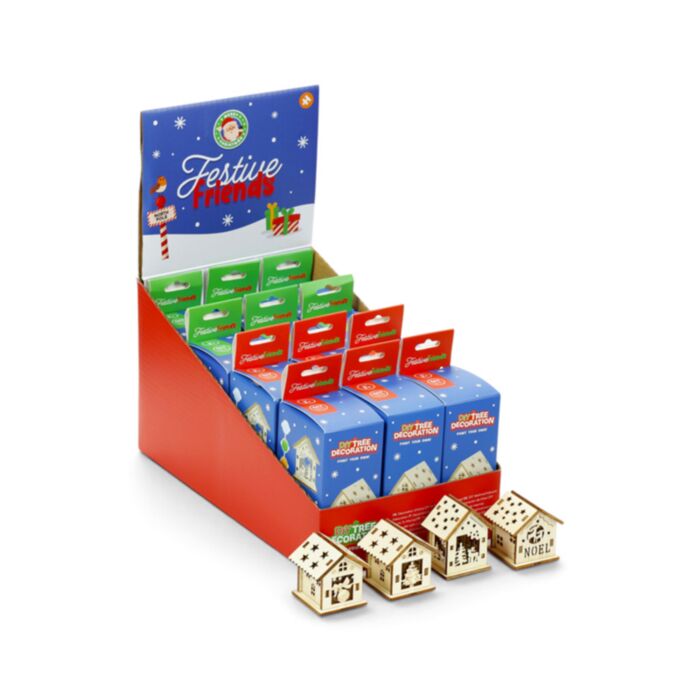 Zestaw do samodzielnego malowania ozdób 3D z serii Festive Friends Christmas