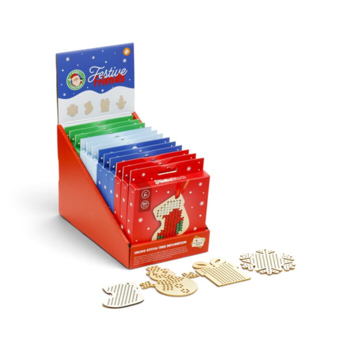Zestaw do haftu krzyżykowego z serii Festive Friends Christmas