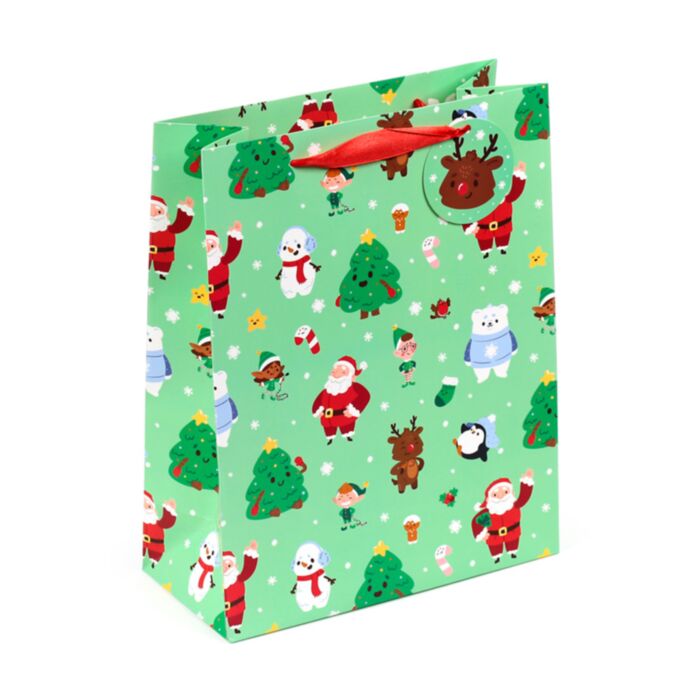 Torba na prezent - Christmas Jingle Bunch - rozmiar L