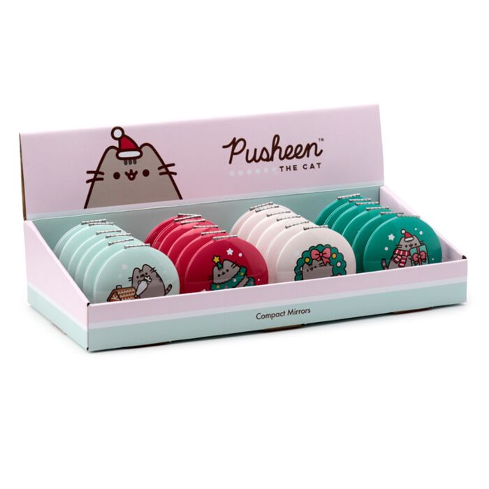 Lusterko kompaktowe - Świąteczny Pusheen 