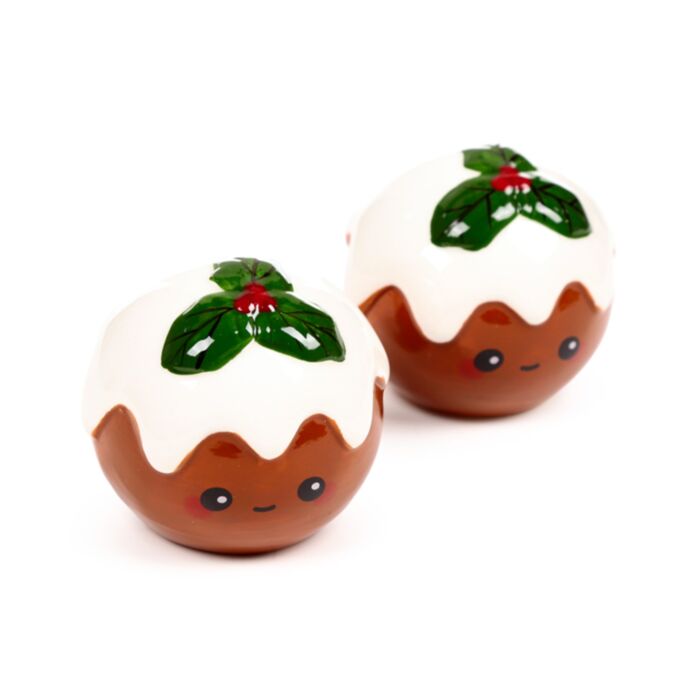 Solniczka i pieprzniczka - Christmas Pudding Foodiemals