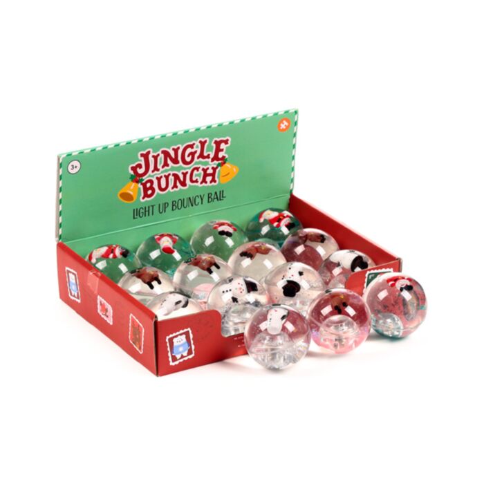 Piłka z LED, wysokie odbicie - Jingle Bunch Christmas