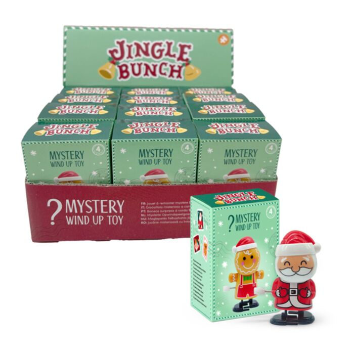 Nakręcana zabawka mystery w kształtach Jingle Bunch Christmas