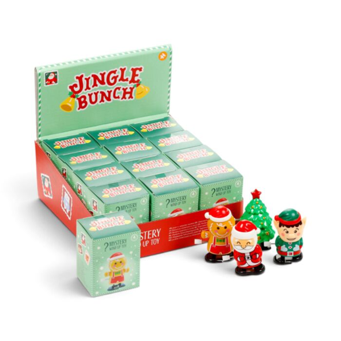 Nakręcana zabawka mystery w kształtach Jingle Bunch Christmas