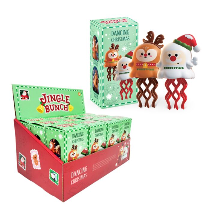Nakręcona tańcząca zabawka w kształcie Jingle Bunch Christmas