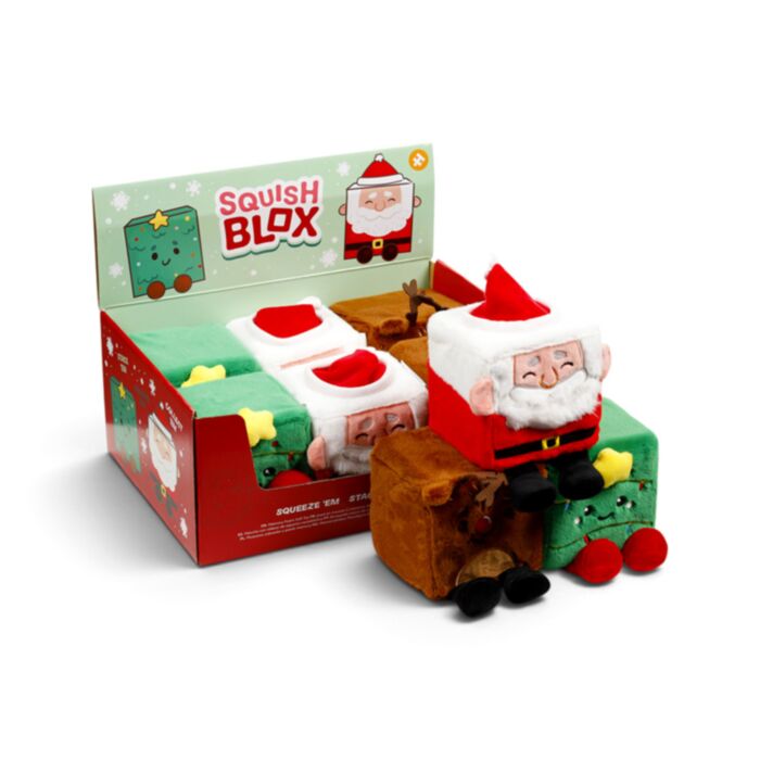 Pluszowa zabawka do ściskania Squish Blox Jingle Bunch Christmas (duża)