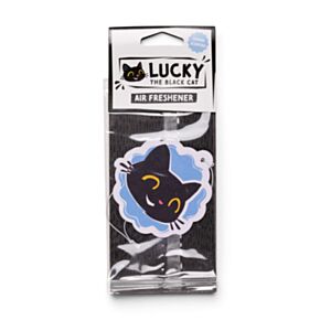 Odświeżacz powietrza Lucky the Black Cat o zapachu cytrynowym