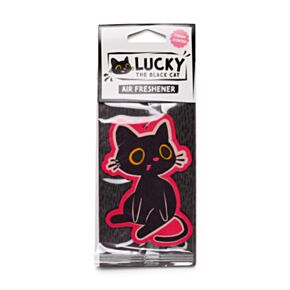 Odświeżacz powietrza Lucky the Black Cat o zapachu wiśniowym