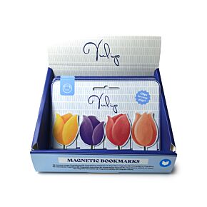 Zakładki magnetyczne do książek - zestaw - Tulipany