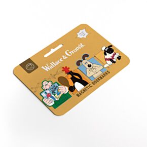 Zakładki magnetyczne do książek z motywem Wallace & Gromit