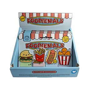 Zakładki magnetyczne do książek z motywem Foodiemals Fast Food