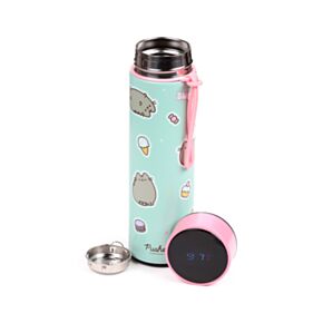 Butelka termiczna o pojemności 450ml z termometrem cyfrowym Pusheen