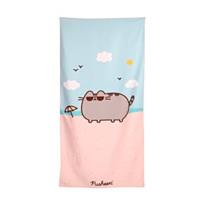 Ręcznik plażowy z mikrofibry z nadrukiem Pusheen