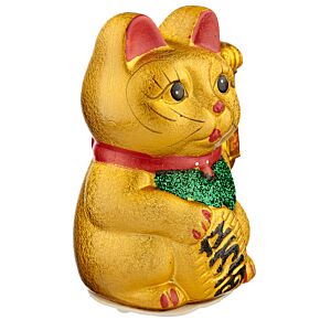 Figurka złota 17cm - Maneki Neko Waving Cat