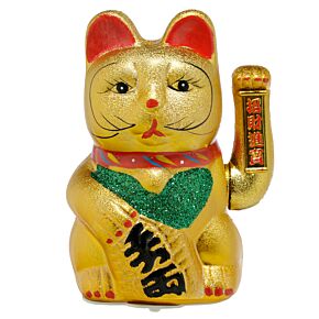 Figurka złota 21cm - Maneki Neko