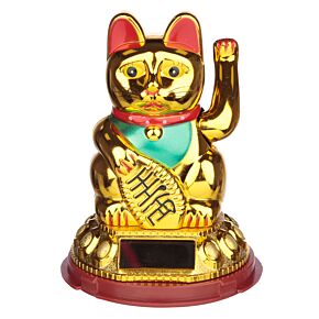 Figurka solarna –  Kot Szczęściarz Maneki Neko