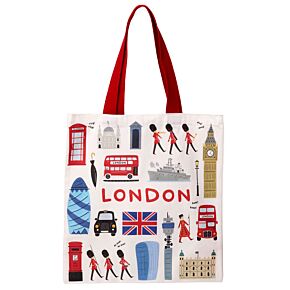 Torba bawełniana wielokrotnego użytku London Souvenir